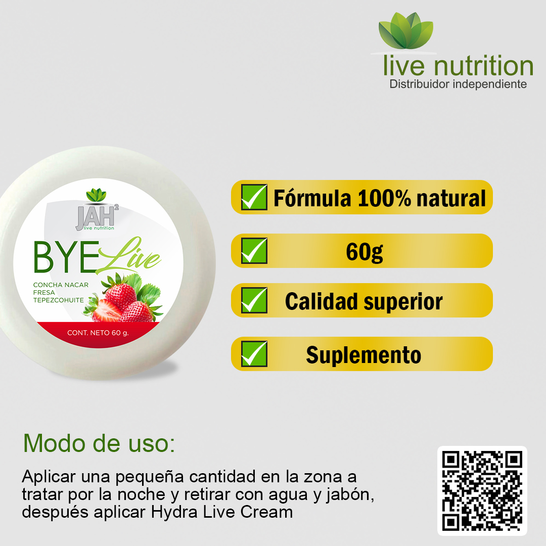 Bye live modo de uso