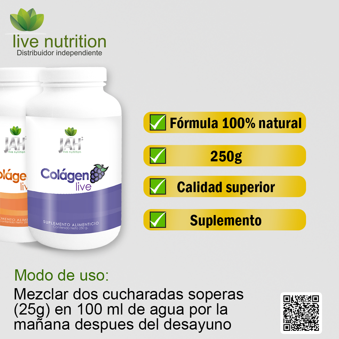 COLÁGENO LIVE modo de uso