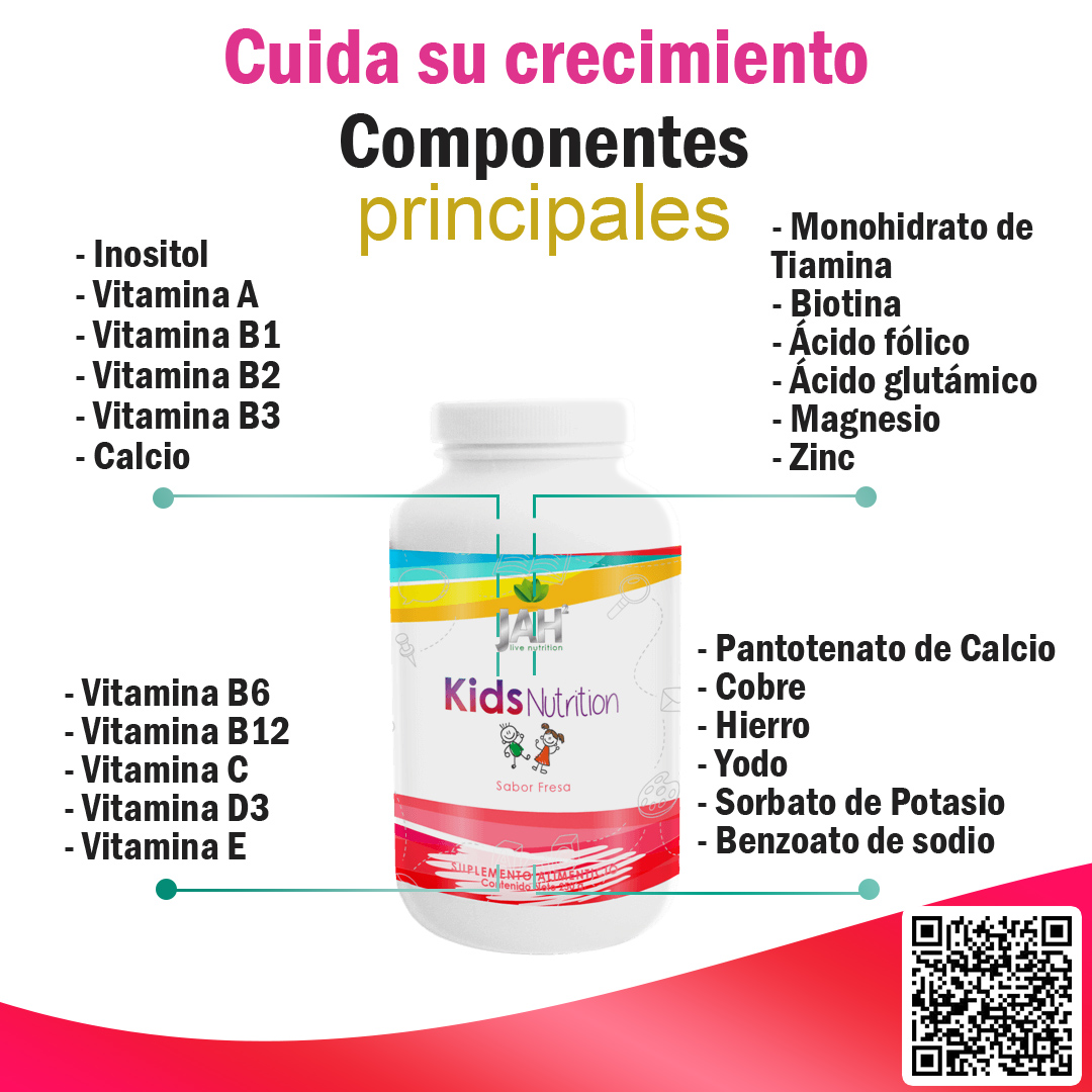 KIDS NUTRITION componentes principales