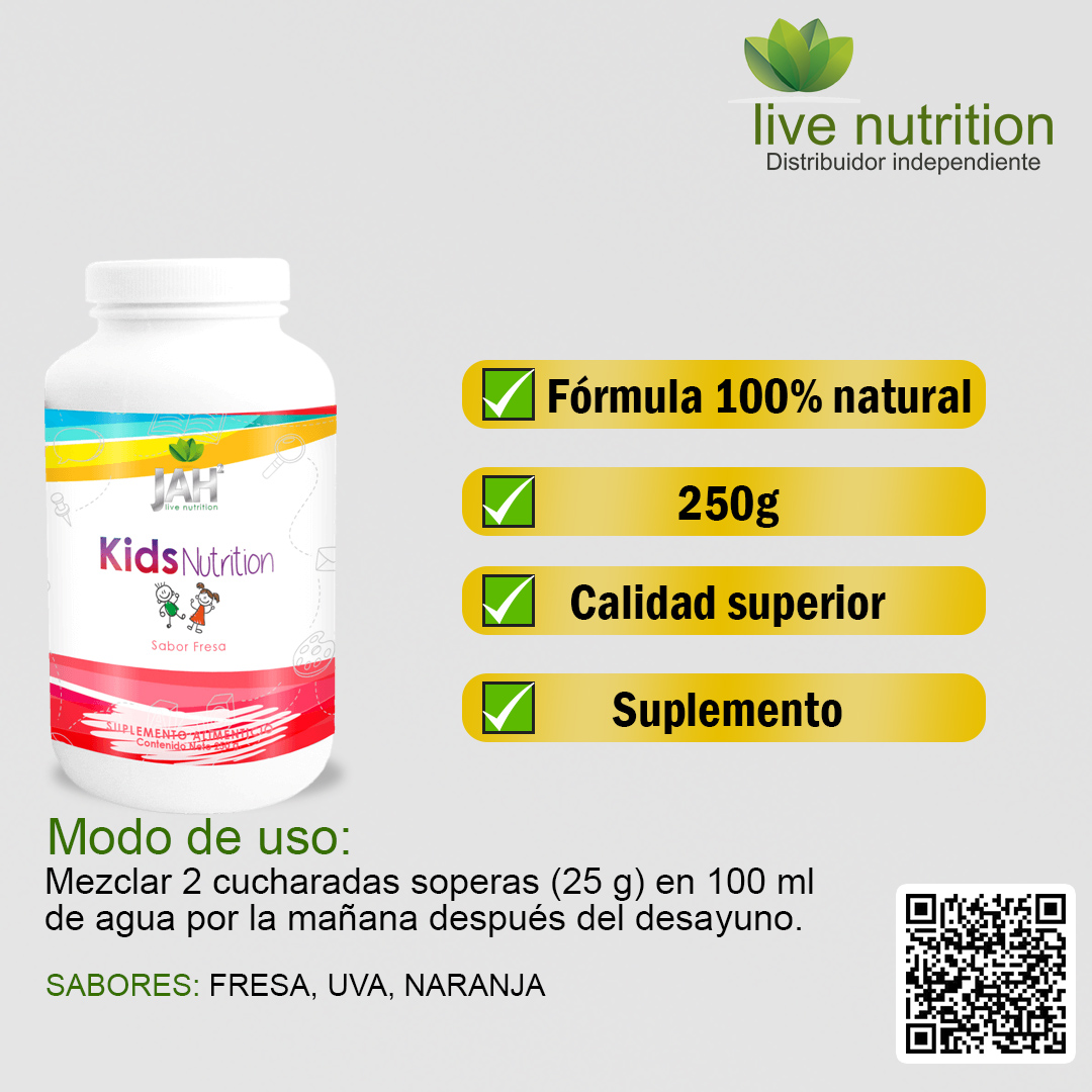 KIDS NUTRITION modo de uso